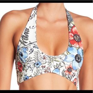 Vince Camuto Floral Swim Top